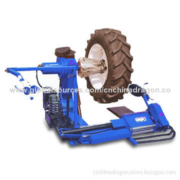 Tire Changer with 14 to 42-inch Clamping Range, 24V Operating Control Voltage